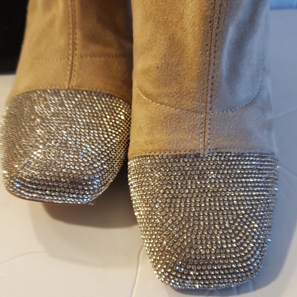 LAST PAIR💥Tan bling boots - Picture 6 of 7